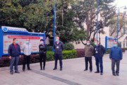师生勠力同心，携手共克疫情 ——易游官方网站守好校园防疫线