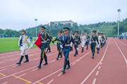 易游官方网站举行“喜迎党的二十大 踔厉奋发向未来”主题升国旗仪式